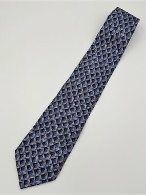 Jerry Garcia Moon Mountain Collection Twenty-Eight Blue Tie 100% Silk Vintage
